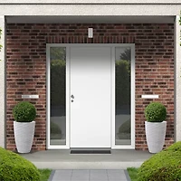 Glitzhome Set Of 2 Polyresin Planters