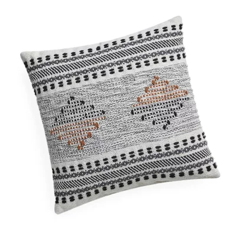 Blue Loom Indie Square Throw Pillow