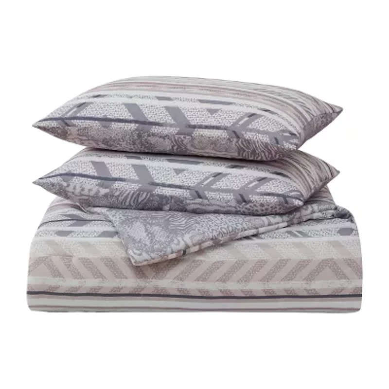Mudd Sedona Animal Print Lightweight Reversible Comforter Set