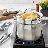 Denmark Stainless Steel 3-pc. 8-qt. Multi-Cooker
