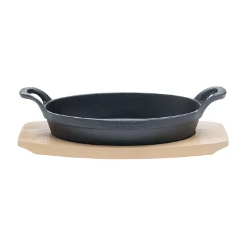 Basic Essentials Cast Iron 2-pc. Sizzler Plate