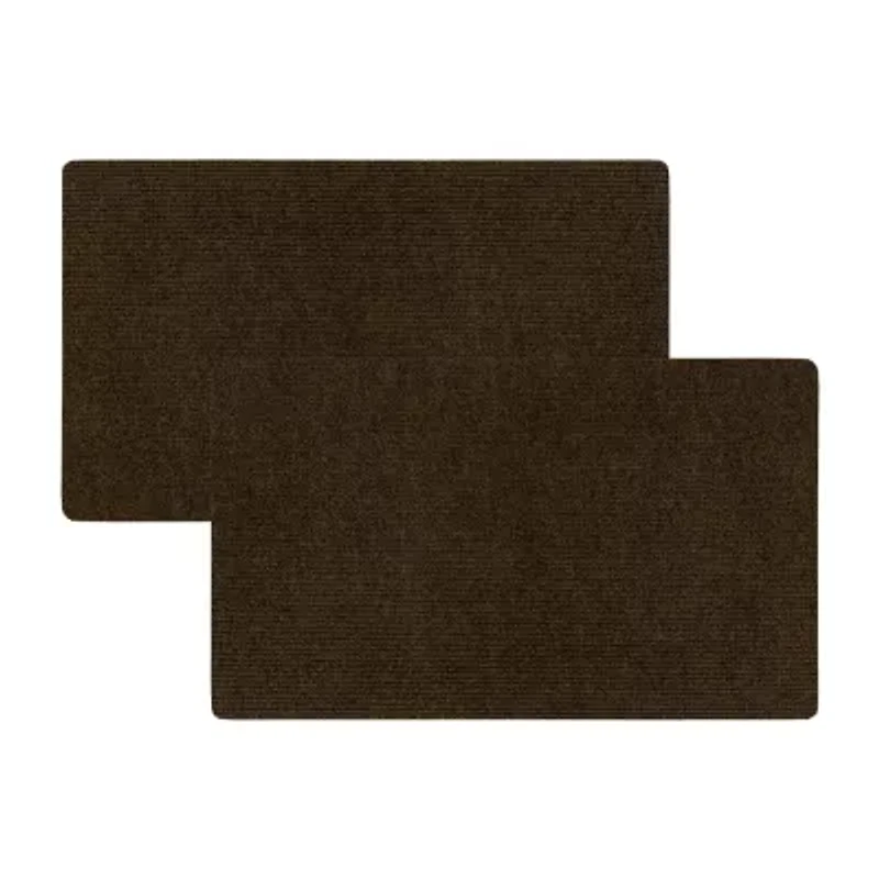 Mohawk Home Ribbed Utility 2-pc. 18"X30" Indoor Outdoor Rectangular Doormat