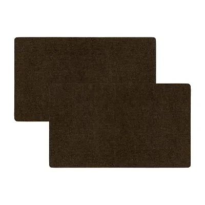 Mohawk Home Ribbed Utility 2-pc. 18"X30" Indoor Outdoor Rectangular Doormat