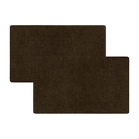Mohawk Home Ribbed Utility 2-pc. 18"X30" Indoor Outdoor Rectangular Doormat