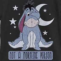 Disney Little & Big Kid Girls Crew Neck Short Sleeve Slim Fit Eeyore Winnie The Pooh Graphic T-Shirt