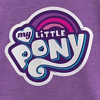 Little & Big Kid Girls Crew Neck Short Sleeve Slim Fit My Pony Graphic T-Shirt
