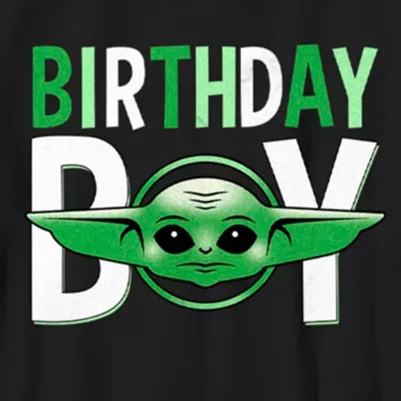 Little & Big Kid Boys Crew Neck Short Sleeve Slim Fit Star Wars Graphic T-Shirt