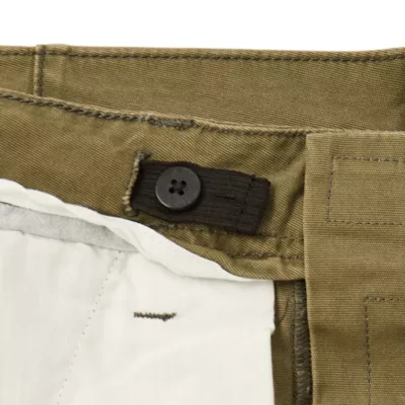 St. John's Bay Dexterity Mens Adaptive Stretch Fabric Easy-on + Easy-off Straight Fit Cargo Pant