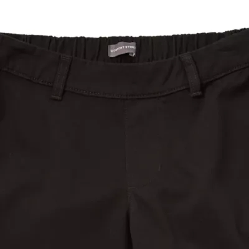 St. John's Bay Mens 10" Mid Rise Adaptive Stretch Fabric Easy-on + Easy-off Seated Wear Chino Short