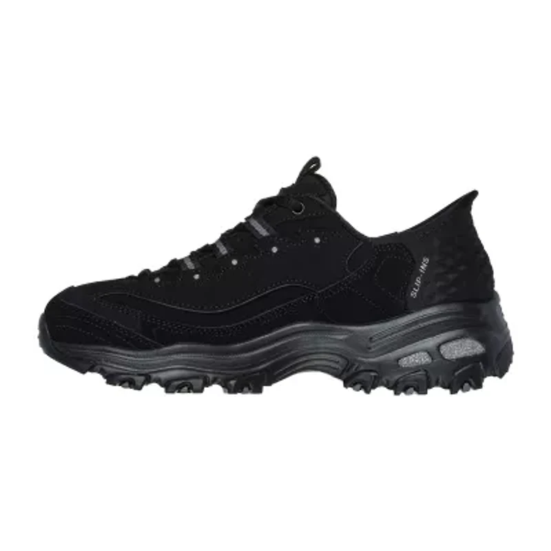 Skechers Hands Free Slip-Ins D'Lites Step Womens Slip-On Walking Shoes