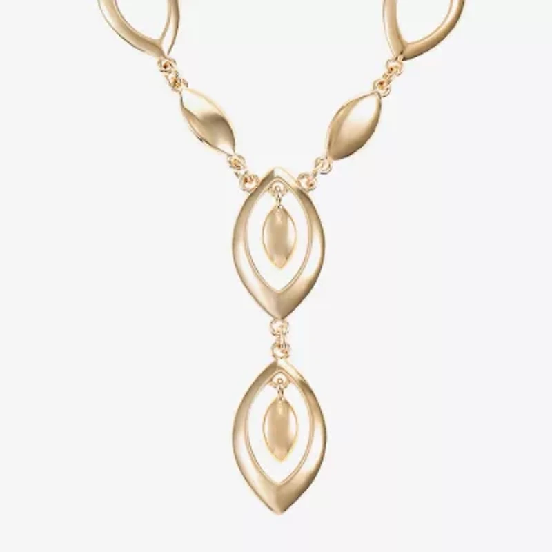 Liz Claiborne Y Necklace And Drop Earring Womens Hypoallergenic 2-pc. Jewelry Set