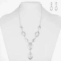 Liz Claiborne Y Necklace And Drop Earring Womens Hypoallergenic 2-pc. Jewelry Set