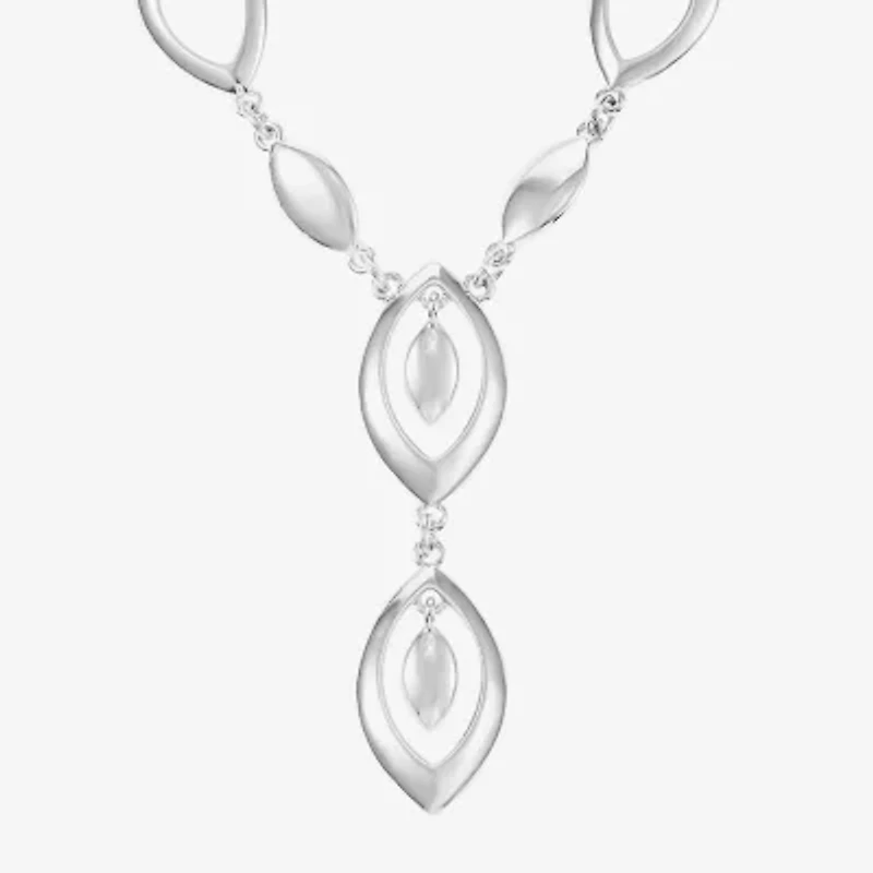 Liz Claiborne Y Necklace And Drop Earring Womens Hypoallergenic 2-pc. Jewelry Set