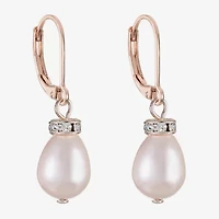 Monet Jewelry Womens Simulated Pearl Drop Earrings