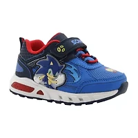 Sega Sonic Boys Round Closed Toe Slip-On Shoe
