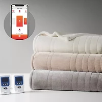 Beautyrest Microplush 20 Settings Wifi Connection Heated Electric Blankets