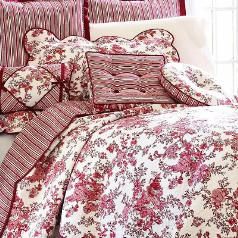 Laurel Manor Toile Garden Cotton Pillow Sham