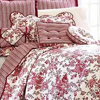 Laurel Manor Toile Garden Cotton Pillow Sham
