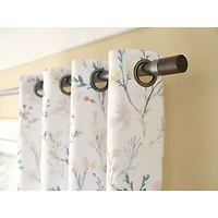 Fieldcrest Catalina Print Grommet Top Light-Filtering Single Curtain Panel