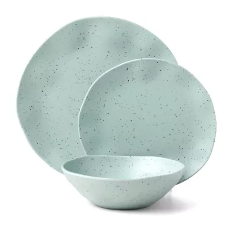 Oneida Terrazzo 12-pc. Melamine Dinnerware Set