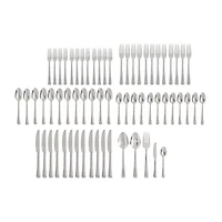 Oneida Chroma 65-pc. 18/10 Stainless Steel Flatware Set