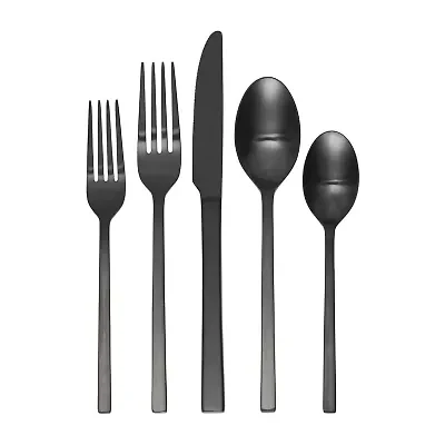 Oneida Allay Midnight 20-pc. Flatware Set