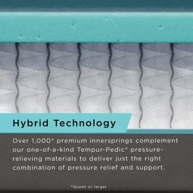 TEMPUR-ProAdapt 2.0 12" Medium Hybrid Tight Top - Mattress + Box Spring