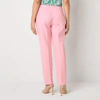 Black Label by Evan-Picone Womens Classic Fit Straight Suit Pant