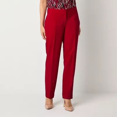 Black Label by Evan-Picone Womens Classic Fit Straight Suit Pant