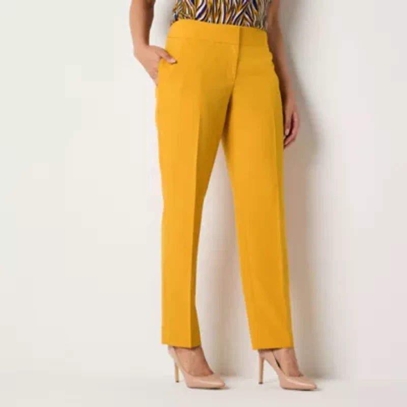 Black Label by Evan-Picone Womens Classic Fit Straight Suit Pant