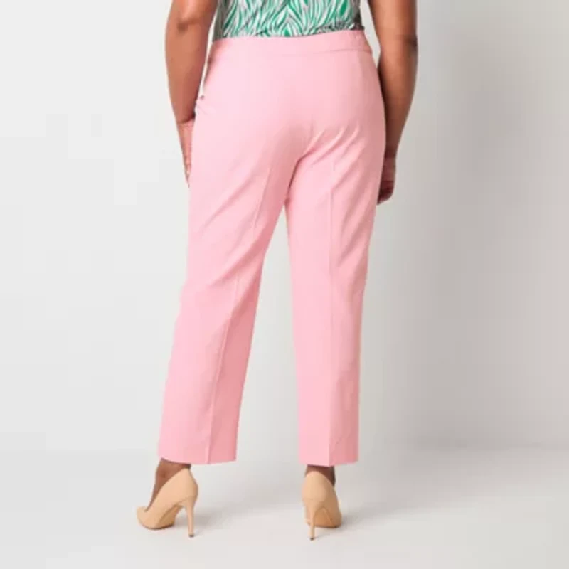 Black Label by Evan-Picone Womens Classic Fit Straight-Plus Suit Pant