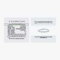 10 Ct.T.W. (H-I / I1) Womens Lab Grown White Diamond 10K White Gold 7.5 Inch Tennis Bracelet