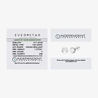 Ever Star (G / VS2) 1 CT. T.W. Lab Grown White Diamond 14K Gold 5.2mm Round Stud Earrings