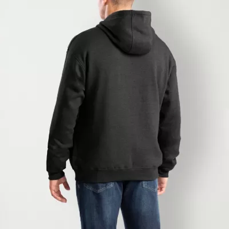 Berne Zippered Mens Long Sleeve Big and Tall Hoodie