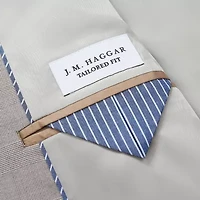 Haggar JMH Tailored Glen Plaid Mens Stretch Fabric Modern Fit Suit Jacket