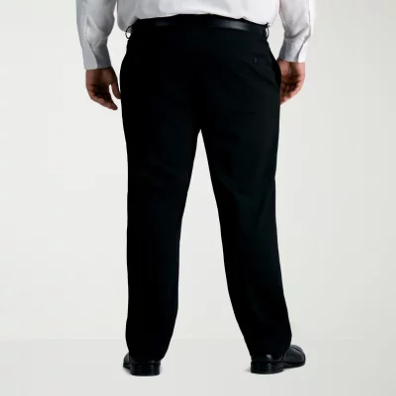 Haggar JMH Tailored Mens Big and Tall Stretch Fabric Classic Fit Flat Front Suit Pant