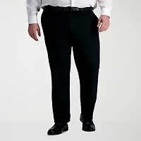 Haggar JMH Tailored Mens Big and Tall Stretch Fabric Modern Fit Flat Front Suit Pant