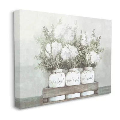 Stupell Industries Pristine Hydrangea Canvas Art