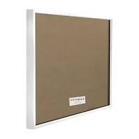 Stupell Industries Traditional Beach Coast Line Framed Print