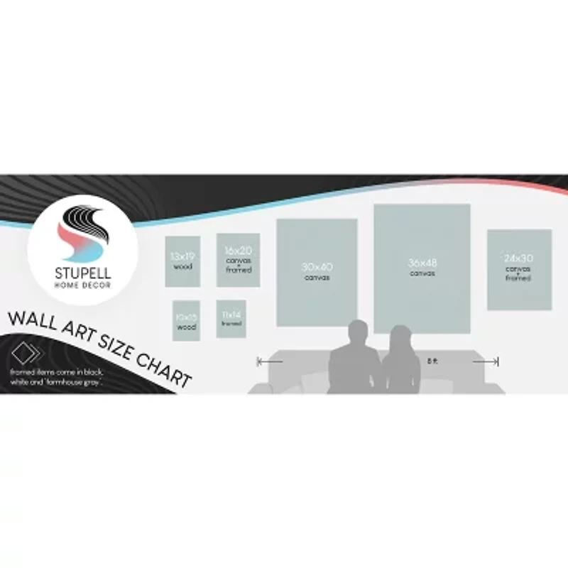 Stupell Industries Laundry Business Symbols Chart Framed Print