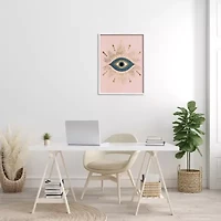 Stupell Industries Eye Glam Boho Framed Print