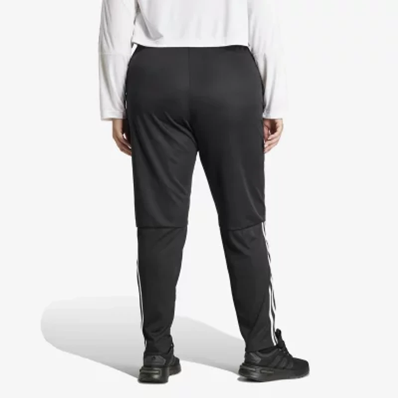 adidas Womens Tapered Mid Rise Plus Track Pant