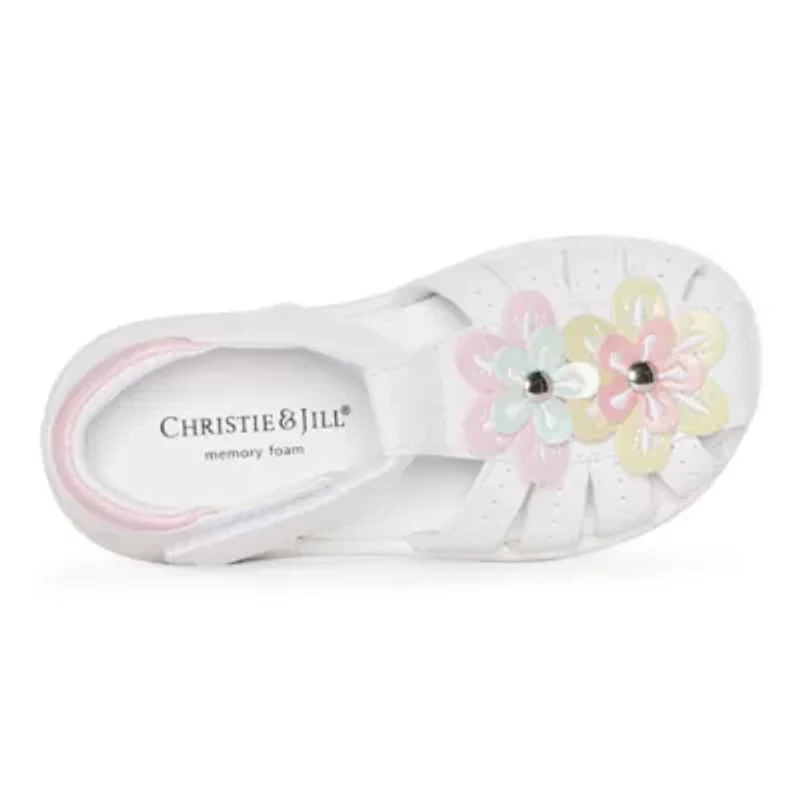 Christie & Jill Toddler Girls Lil Mila Strap Sandals
