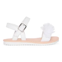 Christie & Jill Toddler Girls Lil Ava Ankle Strap Flat Sandals