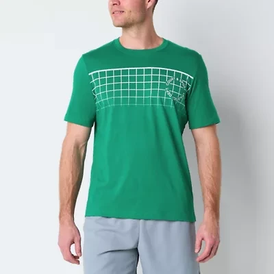 Xersion Mens Crew Neck Short Sleeve Regular Fit Graphic T-Shirt