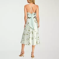 B. Smart Womens Juniors Floral A-Line Dress