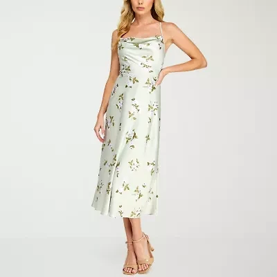 B. Smart Womens Juniors Floral A-Line Dress