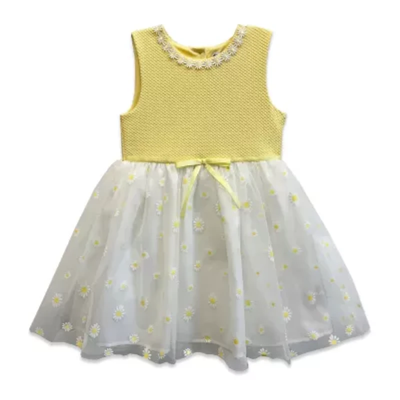 Blueberi Boulevard Little & Big Kid Girls Floral 2-pc. Dress Set