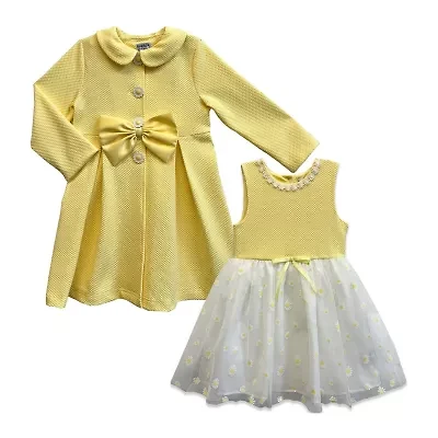 Blueberi Boulevard Little & Big Kid Girls Floral 2-pc. Dress Set