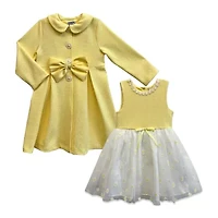 Blueberi Boulevard Little & Big Kid Girls Floral 2-pc. Dress Set